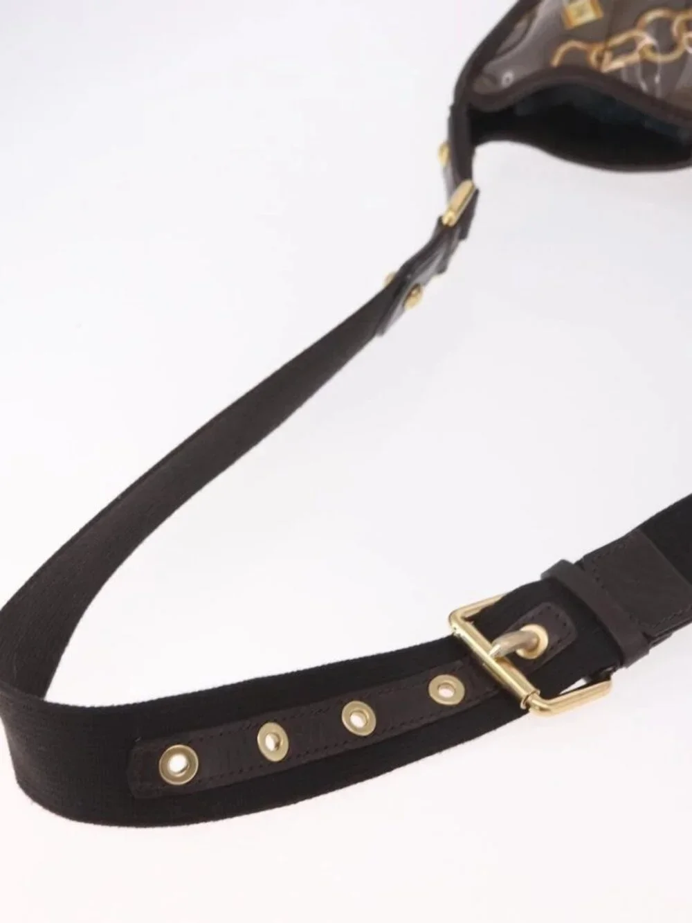LOUIS VUITTON Monogram Charm Musette Shoulder Bag Brown M95159 LV Auth 188803V